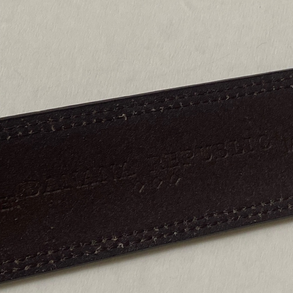 Banana Republic Genuine Patent Leather Brown Wide Belt Size M - Picture 10 of 13
